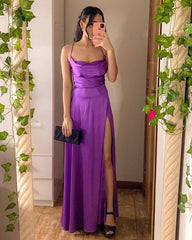 A-Line Fashion Long Prom Dress,Strapless Formal Evening Gown