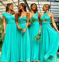 Convertible Turquoise Bridesmaid Dresses Party Dres
